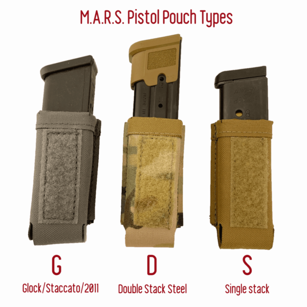 Magnet Assisted Retention System M.A.R.S. Vertical Pistol Pouch 3