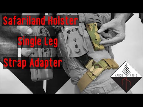 Safariland Drop Flex Adapter Leg Shroud Assembly Polymer Flat Dark