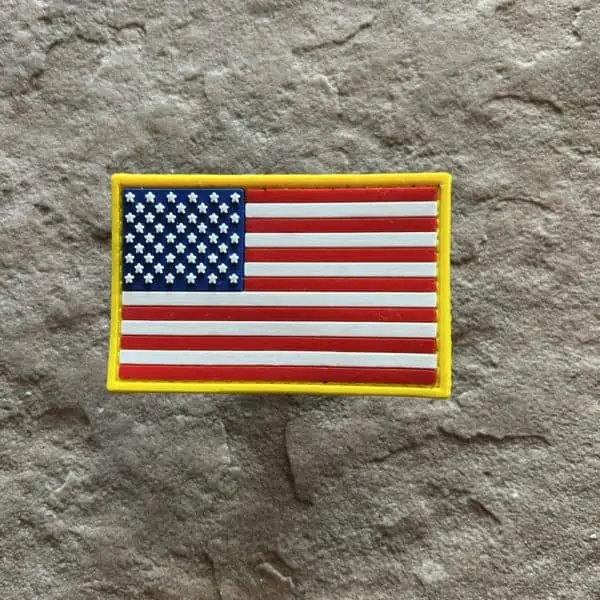 American Flag Patch - PVC Full Color 1