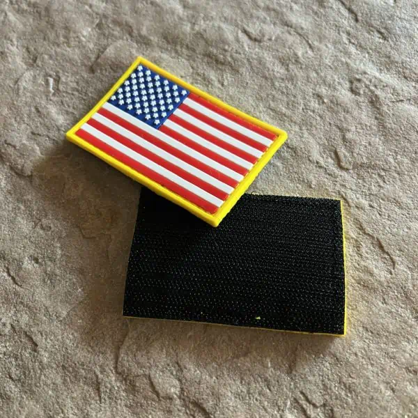 American Flag Patch - PVC Full Color 3