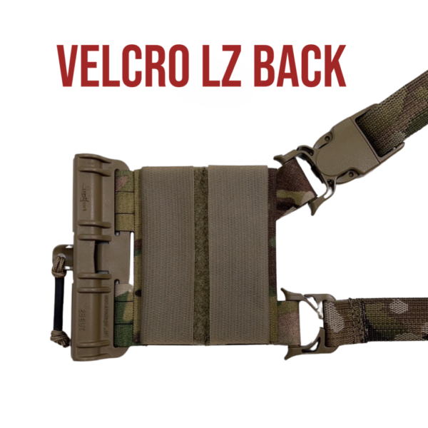 Link - 2 MOLLE Tubes Wing with Velcro LZ Back 2